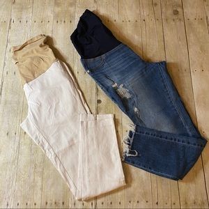 EUC! Lot of maternity pants and jeans
